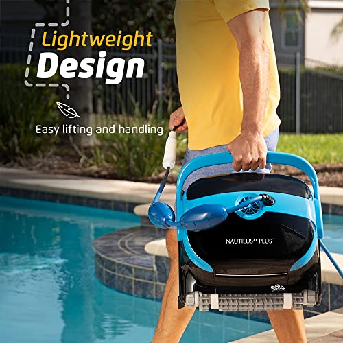 Dolphin Nautilus CC Plus Robotic Pool Vacuum Cleaner Wall Climbing Capability