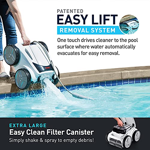 Polaris P965iQ Sport Robotic Pool Cleaner, Automatic Vacuum for InGround Pools up to 60ft