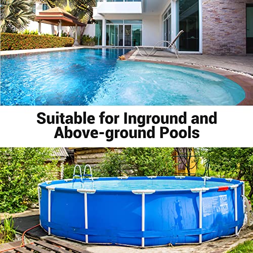 Rock&Rocker Upgraded Powerful Automatic Pool Cleaner, Robotic Pool Vacuum Cleaner